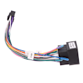 Miniatyrbillede 4 af 8: Bilstereoradio 16-benet ISO-kabeladapter Universalstik