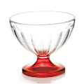 Miniatyrbillede 6 af 8: 250 ml salatskål til Dessert Mill Shake Goblet Glas præget I Red