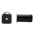 Miniatyrbilde 6 av 8: Justerbare, runde møbelben i rustfritt stål Skapbord S Black 50MM