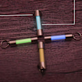 Miniatyrbilde 5 av 5: Titanium Stainless Steel Embrite™ Glow in the dark nøkkelring FOB A5