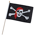 Miniatyrbild 3 av 8: 30*45cm 1 Styck Piratflagga Skull Flagga Canvas Header Banner Poly 45cm