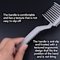 Miniatyrbillede 5 af 8: Clipper Barber Fade Combs Ergonomisk Styling Tool til mænd Gray