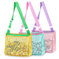 Miniatyrbild 8 av 8: Beach Toy Mesh Bag Barn Shell förvaringsväska Beach Toy Seashell Ba Pink