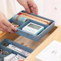 Miniatyrbillede 7 af 8: Skuffe Organizer Bakke Sæt Blue