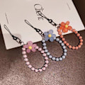 Miniatyrbild 3 av 8: 1 st aron-färgad Crystal Bead String Fashion Mobiltelefon Lanya A3
