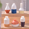 Miniatyrbilde 3 av 8: Dukkehus Miniatyr Blomstervase Blomsterpotte Simulering Vase Pot H A