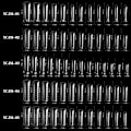 Miniatyrbild 3 av 8: 60st ABS-förlängningsnagelformer för UV-gellack False Nail Art 2