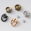 Pikkukuva 3 / 8: Metallilaukku Niitti Nail Solki Nastat Button Käsilaukku Vyönripustin Le A3
