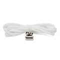 Miniatyrbillede 1 af 5: Elastiske Sneakers snørebånd Metal Lock Lazy Snørebånd til Børn og Ad White