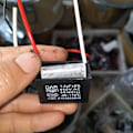 Miniatyrbillede 2 af 5: CBB61 450V 1UF -25UF Terminal Loft AC Fan startkondensator 1.5uf