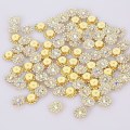Miniatyrbillede 1 af 8: 25 Stk14mm Blomsterformet Sparkling Button Flatback Sydug AB