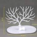 Miniatyrbillede 1 af 8: Smykker Display Stand Bakke Træ Opbevaringsstativer Øreringe Halskæde A2