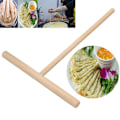 Pikkukuva 7 / 8: Puinen Rake Pyöreä Taikina Pannukakku Crepe Levitys Keittiötyökalu Ki