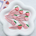 Pikkukuva 2 / 8: 2kpl e Sweet Strawberry Hiusneula Ihana vaaleanpunainen hiusklipsit Tytöt Ha A2