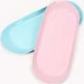 Miniatyrbillede 7 af 8: 1 PC Rustfrit Stål Bakke Desktop Kosmetisk Opbevaring Smykker Metal Pink