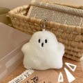 Pikkukuva 5 / 6: Hauska White Ghost Avaimenperä koululaukku Riipus nukke ja Pehmolaukku