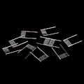 Miniatyrbilde 4 av 5: 10 stk Rebuild Mesh Coil for 0,2ohm 0,15ohm Ni80 Meshed Wire Res 0.2Ω