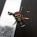 Pikkukuva 1 / 8: Car Styling 3D Metal Pirate Skull Emblem rintanappitarrat