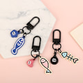 Pikkukuva 4 / 8: Luova sarjakuva Little Fish avaimenperä Kawaii Fish Bone avaimenperä A2