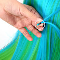 Miniatyrbillede 3 af 5: 100 Stk Micro Silikone Forede Ringe Links Beads Crimp Beads Hår 1