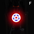 Miniatyrbilde 8 av 8: Sykkel baklys Multi Lighting Modes Led Sykkel Light Flash Tai E