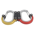 Miniatyrbillede 5 af 5: Hybrid Gear Clip - Karabinhage roterende krog Clip Non-Locking Str Yellow