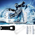 Miniatyrbillede 2 af 8: Silicon Soft Cover Game Controller Blød Silikone Wii Remote Con Black