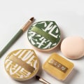 Pikkukuva 2 / 8: Makeup Sponge Puff Set Makeup Powder Concealer Super Soft Cotto Green Pure color