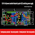 Miniatyrbillede 3 af 8: AC-DC 5V/12V Buck Converter AC 220V til 5V DC Step Down Transfor 12V-2