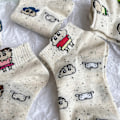 Miniatyrbillede 6 af 8: Kawaii Crayon Shin-Chan Sokker Dame Sokker Low-Top Sommer Tynde A4