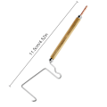 Miniatyrbilde 1 av 8: Fiske Fluebinding Spoleholder Bodkin Hackle Plier Dubbing Twi D