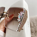 Pikkukuva 3 / 8: Aurinkolasit Ylelliset Diamond Glasses Effect Lady Heart Linssit Aurinko A8