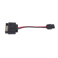 Miniatyrbilde 2 av 8: SATA 15-pins hann til SATA 6-pins hun strømadapter kabeloptikk