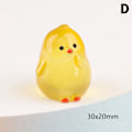 Pikkukuva 1 / 7: Luminous Mini Resin Luminous Chicken Ornament Patsas Miniature D