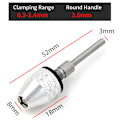 Miniatyrbild 1 av 5: Borrchuck Keyless Impact Driver Adapter E