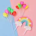 Pikkukuva 4 / 5: Rainbow Balloon Cake Topper Star Cloud Cupcake Sohvan koristelu Syntymä 6