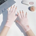 Miniatyrbillede 1 af 8: 1 Par Anti UV Handsker UV Shield Handske Fingerløs manicure negl A5
