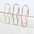 Miniatyrbilde 7 av 8: Multi-Purpose Paper Clips Paper Fix Clips Pen Clips Notebook Pi Rose Gold