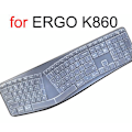 Miniatyrbild 2 av 5: Tangentbordsskydd för Logitech COVER K860 Silicone Protector Skin C White