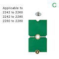 Miniatyrbilde 1 av 8: NGFF M.2 SSD-adapterkort 2242 til 2280 2230 til 2280 overføring Ca C