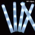 Pikkukuva 1 / 7: LED Glow Sticks Glow Foam Stick Cheer Tube Dark Light Syntymäpäivä White