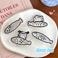 Pikkukuva 2 / 8: Hiusklipsit Sarjakuva ja Little Fish Girls Hiusneulat Päähineet Hiukset A A3