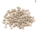 Miniatyrbillede 1 af 5: 100 Stk Micro Silikone Forede Ringe Links Beads Crimp Beads Hår 7