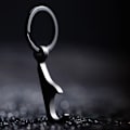 Miniatyrbild 3 av 5: TC4 Titanium Alloy Creative Mini Beer Flasköppnare Nyckelring wi