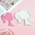 Miniatyrbillede 5 af 8: 1Pc 3D Fashion Girl Design Silikone Form DIY Chokolade Fondant C