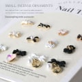 Pikkukuva 4 / 8: 5kpl Bow Pearl Pendant Nail Diamond Advanced Stereoscopic Nail HJ-1756
