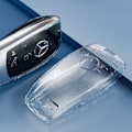 Miniatyrbild 2 av 5: TPU Transparent Car Key Case Cover för Benz Class Key Shell Pr A1