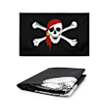 Miniatyrbild 4 av 8: 30*45cm 1 Styck Piratflagga Skull Flagga Canvas Header Banner Poly 45cm