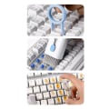 Miniatyrbillede 5 af 8: Computer Keyboard Cleaner Brush 7 i 1 elektronisk sæt til IPad Blue