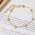 Miniatyrbild 2 av 7: Enkelt hjärtformat guldlegerat armband för modesmycken för kvinnor B